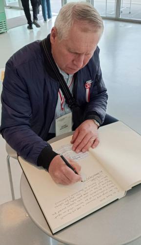 Ravensbruck wpis do księgi pamiątkowej 2