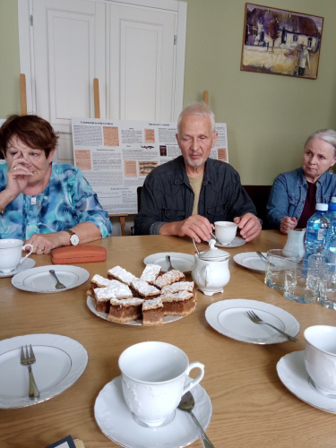 od kewej Hanna, Jakub Leśniak bratanek Janiny Augustynowicz, matki Jacka z żoną Barbarą